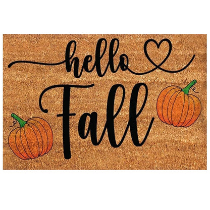Pumpkin Shaped Area Rug - Cute Fall Decorative Floor Mat - Image 2