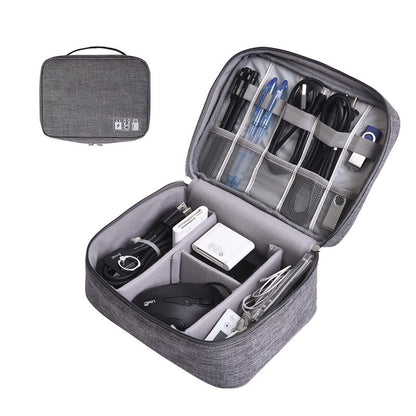 Navy Blue Data Storage Bag - Organizer for Cables, Chargers & Tech Accessories - Image 3