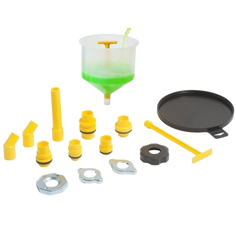 15PCS Coolant Funnel Kit - Universal Radiator Filling Funnels with Adapters - Image 3