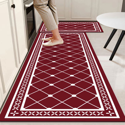 Kitchen Rug 2-Piece Set - Non-Slip, Water-Absorbent & Oil-Resistant Floor Mats - Image 2