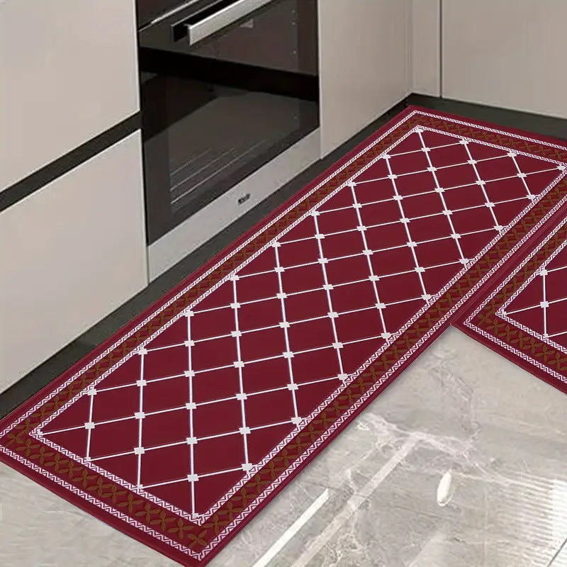 Kitchen Rug 2-Piece Set - Non-Slip, Water-Absorbent & Oil-Resistant Floor Mats - Image 5
