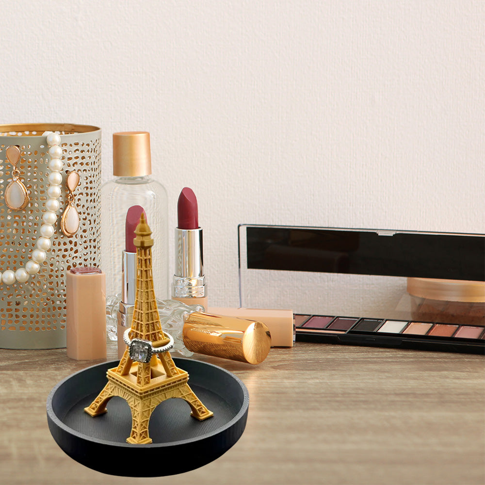 Eiffel Tower Ring Stand – An elegant jewelry stand, a romantic gift, a chic decoration, perfect for engagements, weddings, or dressing table displays. - Image 2