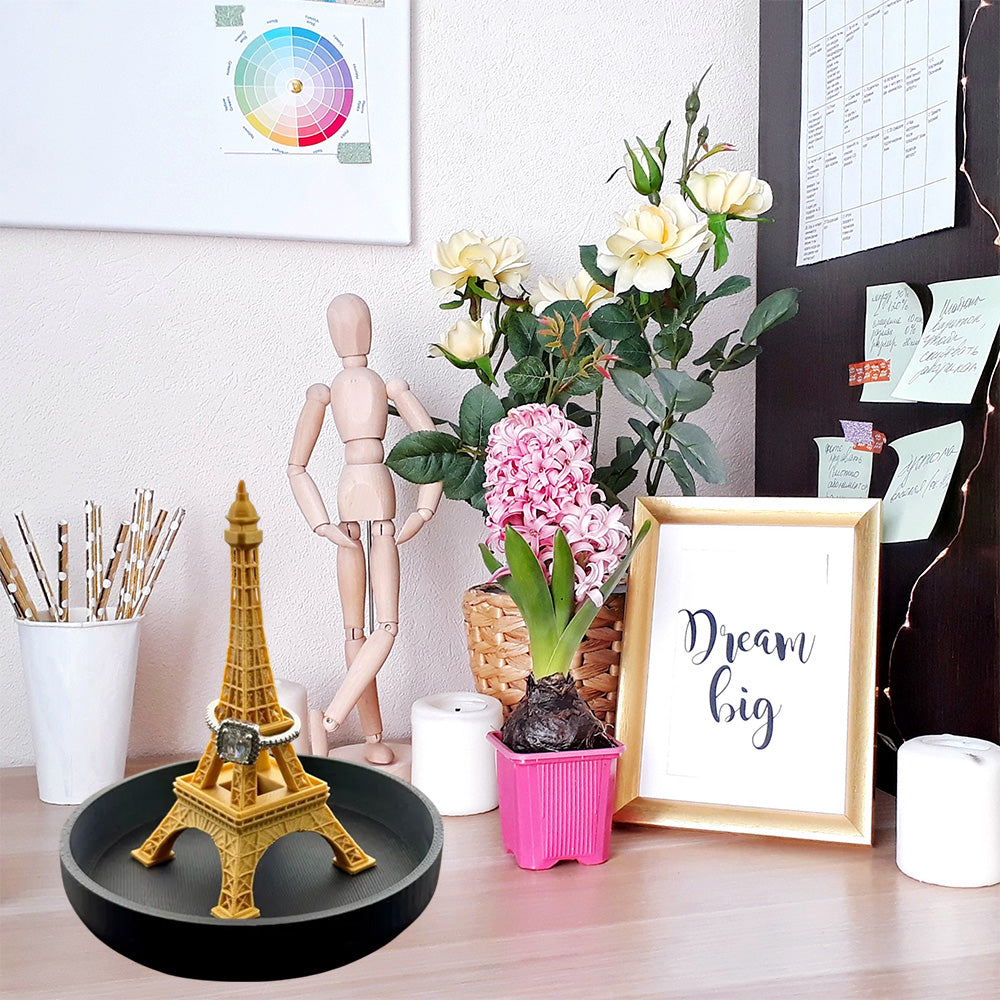Eiffel Tower Ring Stand – An elegant jewelry stand, a romantic gift, a chic decoration, perfect for engagements, weddings, or dressing table displays. - Image 3