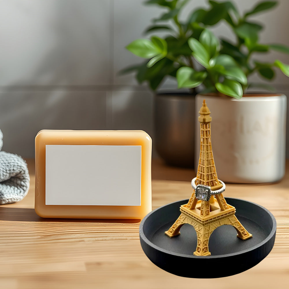 Eiffel Tower Ring Stand – An elegant jewelry stand, a romantic gift, a chic decoration, perfect for engagements, weddings, or dressing table displays. - Image 4