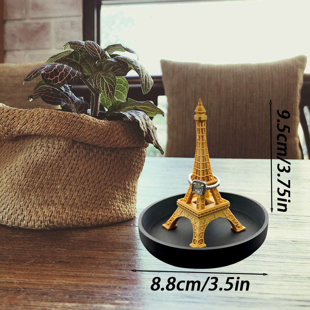 Eiffel Tower Ring Stand – An elegant jewelry stand, a romantic gift, a chic decoration, perfect for engagements, weddings, or dressing table displays. - Image 5