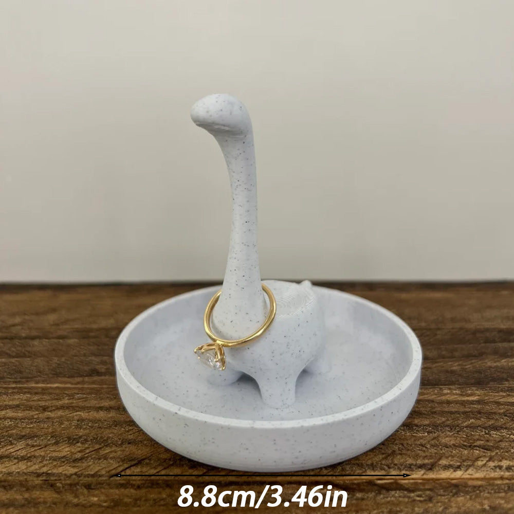 Dinosaur Jewelry Holder for Adorable Ring Display Cute Dino Ring Stand for Ring Storage Dino Ring Organizer Jewelry Display Ring Dish Tray - Image 5