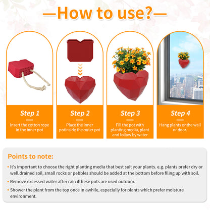 Wall Mounted Planter - NO DRILLING,Houseplant Wall Display Ideas,3D Printed Wall Planter with Drainage Tray - Image 4