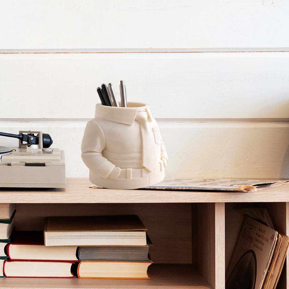 Hirt & Tie Pen Holder – Stylish 3D Printed Desk Organizer - Image 4