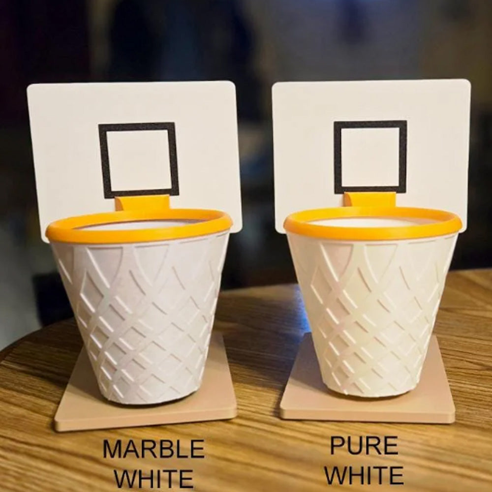 Large Basketball Net Pencil Holder with Backboard - Image 2