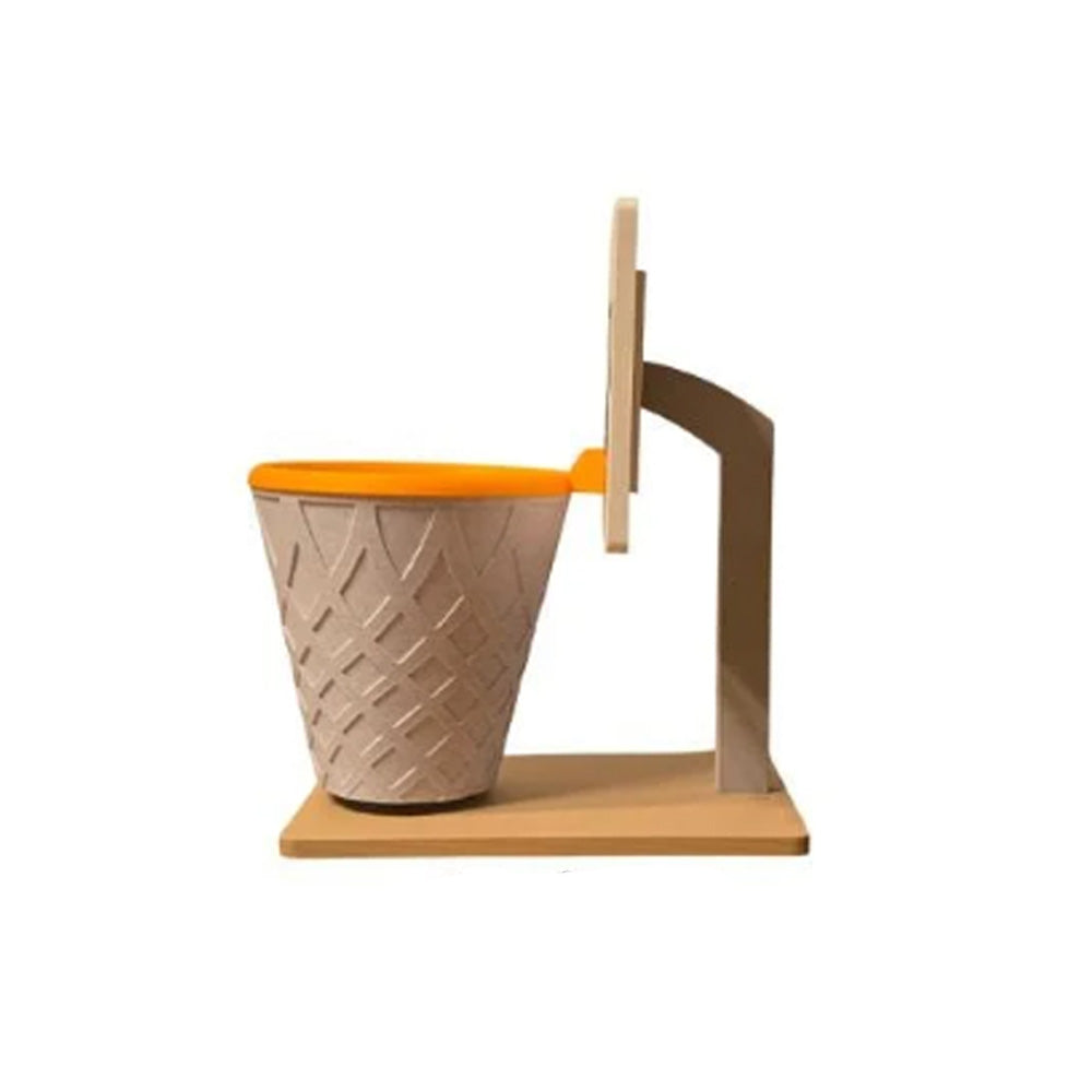 Large Basketball Net Pencil Holder with Backboard - Image 3