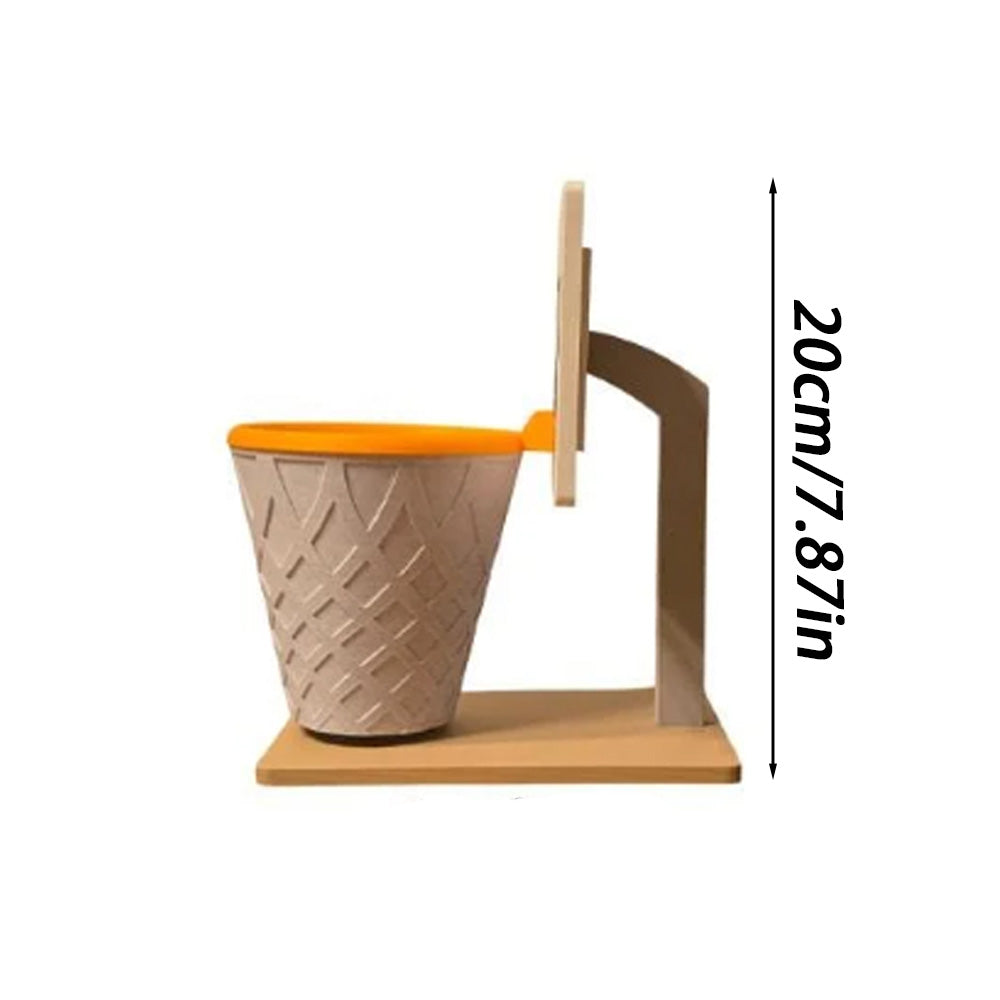 Large Basketball Net Pencil Holder with Backboard - Image 5