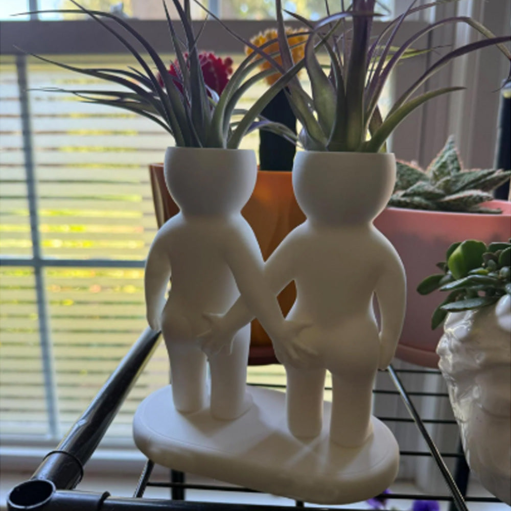 Funny Couple Air Plant Holder - Cheeky Anniversary Gift - Image 3