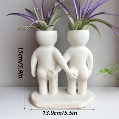 Funny Couple Air Plant Holder - Cheeky Anniversary Gift - Image 5