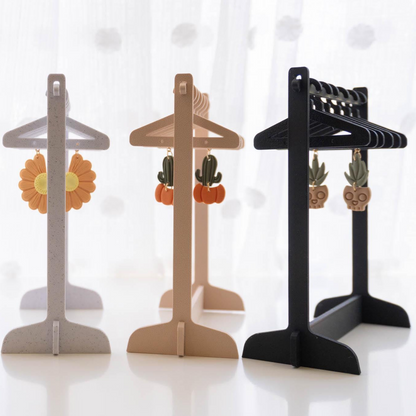 Earring Holder,Earring Display, Earring Hanger, , Jewelry Display Jewelry hanger Multiple style hangers available, clothing rack for earrings（black） - Image 2