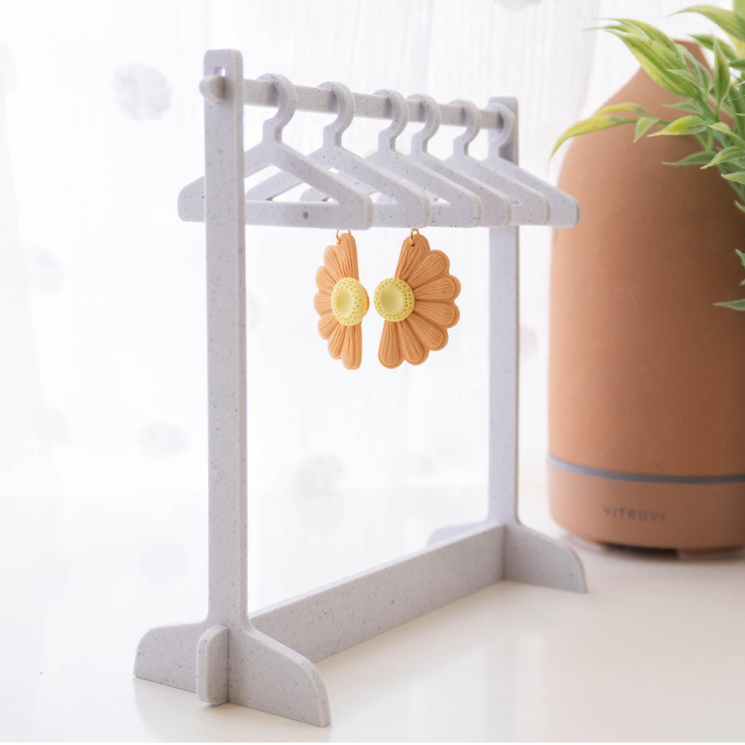 Earring Holder,Earring Display, Earring Hanger, , Jewelry Display Jewelry hanger Multiple style hangers available, clothing rack for earrings（brown） - Image 4