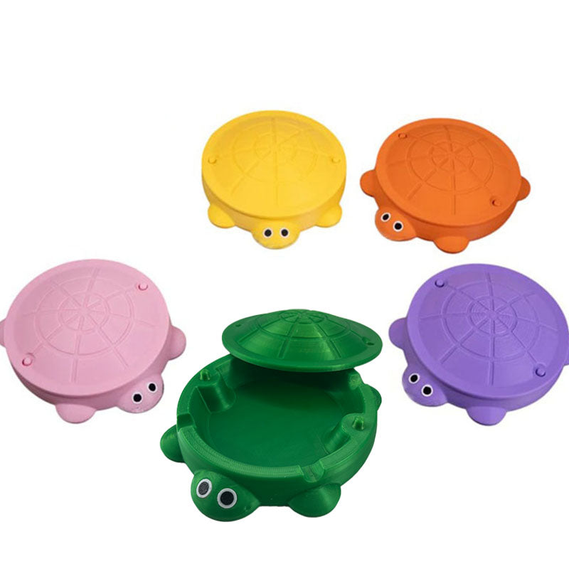 Mini Turtle Sandbox Desk Toy with  Small Tools, Mini Zen Garden Fidget Stress Relief Toys for Adults and Kids, Desktop Decor Accessories for Home and Office - Image 2