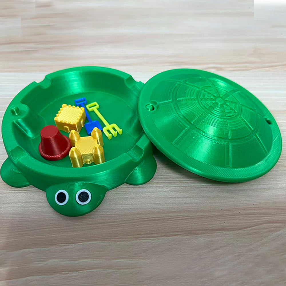 Mini Turtle Sandbox Desk Toy with  Small Tools, Mini Zen Garden Fidget Stress Relief Toys for Adults and Kids, Desktop Decor Accessories for Home and Office - Image 5