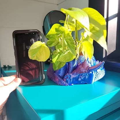Dragon Planter, 3D Printed, Fantasy Decor, Dragon Pot, Dragon Bowl, Dragon Dish - Image 2
