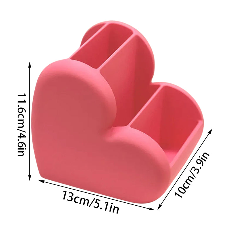 These adorable 3D-printed heart-shaped cosmetic and desktop organizers are perfect for keeping your space tidy while adding a decorative touch. - Image 2