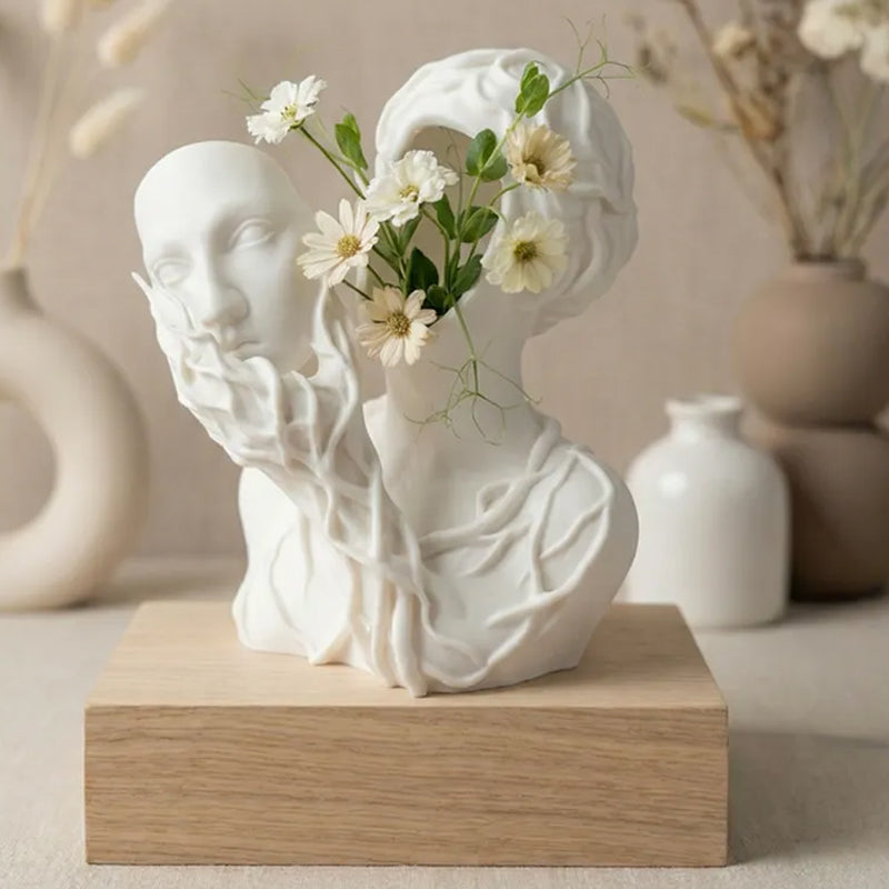 A 3D-printed vase shaped like a goddess of nature. Let go of pretense. Stay in nature. - Image 2