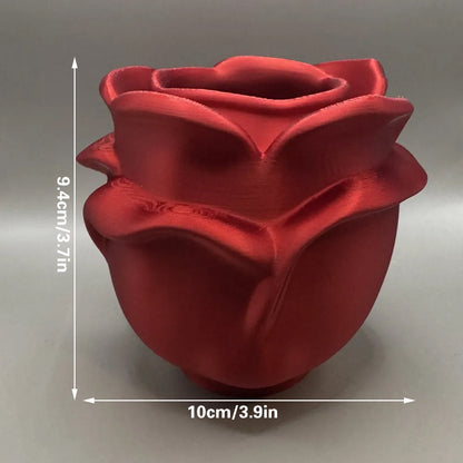 Rose Pen Holder (Red) - Image 3