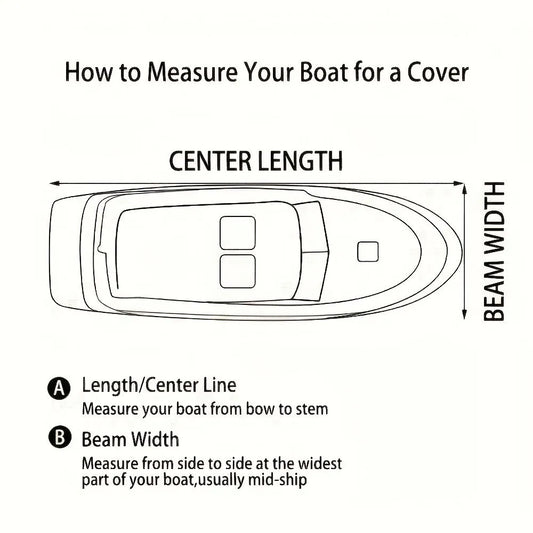Trailerable Boat Cover – 600DHeavy Duty Waterproof Tarp with Storage Bag, Designed for V-Hull, Fish & Ski, Runabout, Bass & Fishing Boats,11-13FTBlack - Image 6