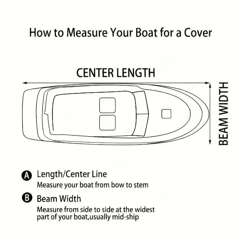 Trailerable Boat Cover – 600DHeavy Duty Waterproof Tarp with Storage Bag, Designed for V-Hull, Fish & Ski, Runabout, Bass & Fishing Boats,11-13FTSilver - Image 6