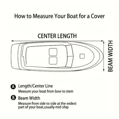 Trailerable Boat Cover – 600DHeavy Duty Waterproof Tarp with Storage Bag, Designed for V-Hull, Fish & Ski, Runabout, Bass & Fishing Boats,11-13FTSilver - Image 6