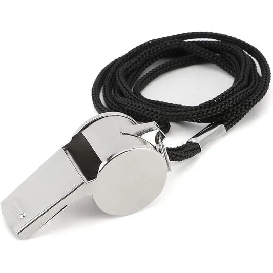 24 Pack Stainless Steel Whistles with Lanyards – Durable Loud Sports, Coaching, Referee, Party Favors, Outdoor Safety Whistles - Image 6