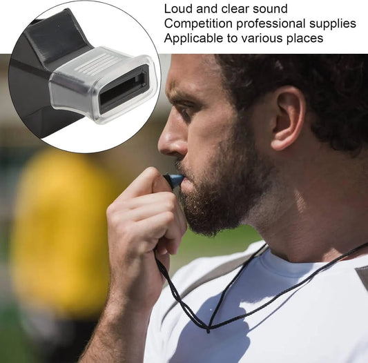 100 Pack Pea-less Plastic Whistles with Lanyards, Loud Crisp Sound Sports Whistle for Coaches, Referees & Officials, Durable Lightweight Outdoor Training Equipment - Image 4