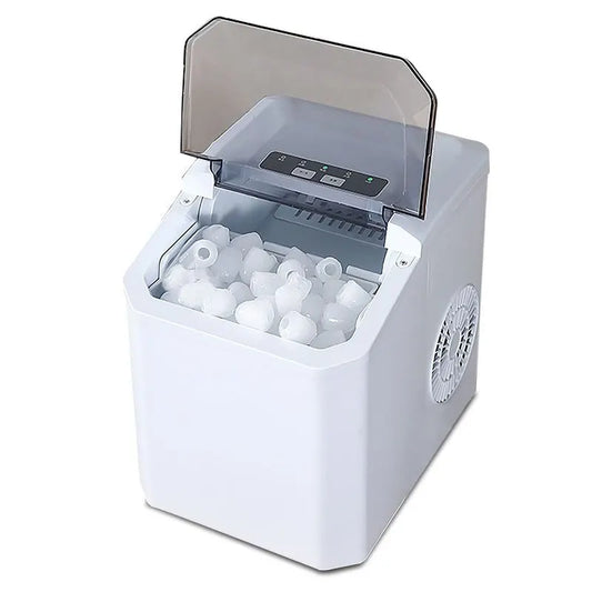 Ice Maker Countertop, Portable Ice Machine with Carry Handle, 26.5lbs Per Day, 9 Cubes in 6 Mins, Auto-Cleaning, with Basket and Scoop, for Home, Kitchen, Camping, RV - Image 3