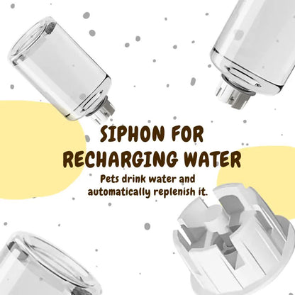 2-in-1 Automatic Pet Feeder Water Dispenser, Large Capacity Cat Dog Food Bowl with Auto Refill, Anti-clog Dry Wet Separation Pet Feeding Station + Free Pet Wipes - Image 4