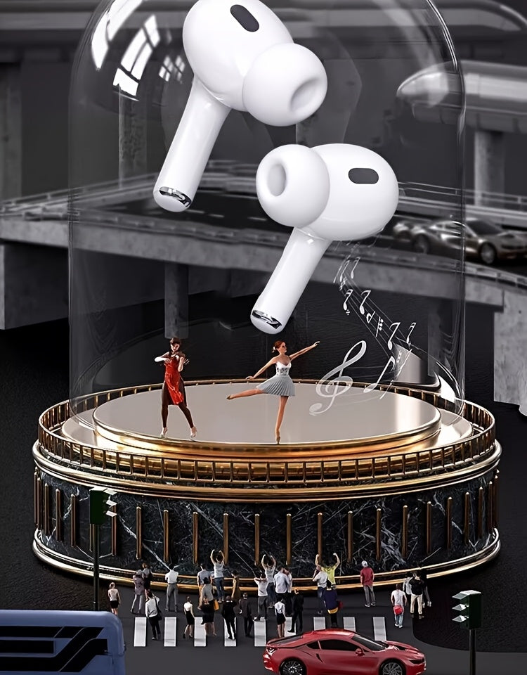 03D Bluetooth headset-White - Image 4
