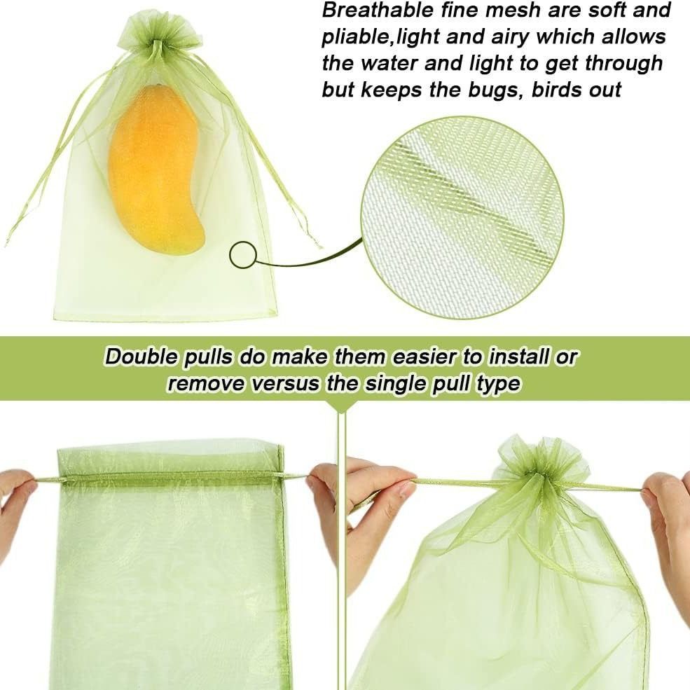 Insect-proofmeshbags,applegreen,20-pack - Image 3