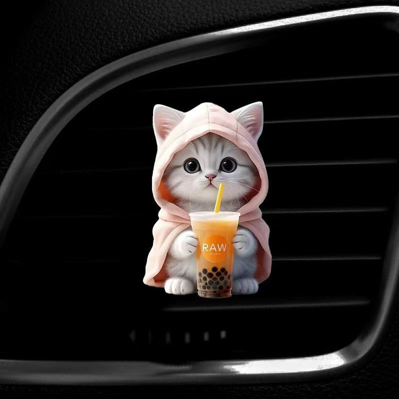 [VentStyle]BlueHoodieKitten+PinkMilkTeaKitten-2-PieceSet - Image 5
