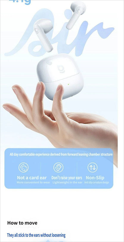 BS1 Bluetooth headset-White - Image 4