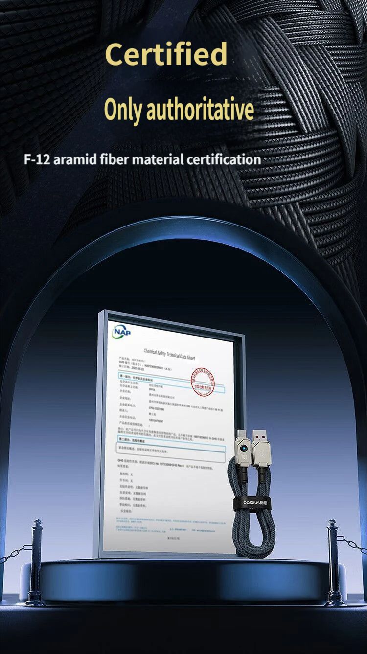 Fast charging data cable CtoC 100w 1m-Black - Image 3