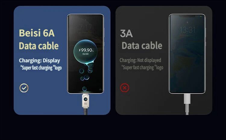 Fast charging data cable CtoC 100w 1m-Black - Image 9
