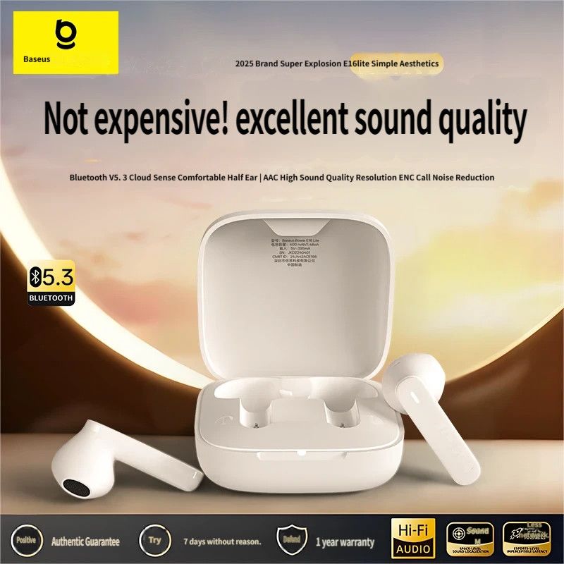 E16 Bluetooth headset-Black - Image 2