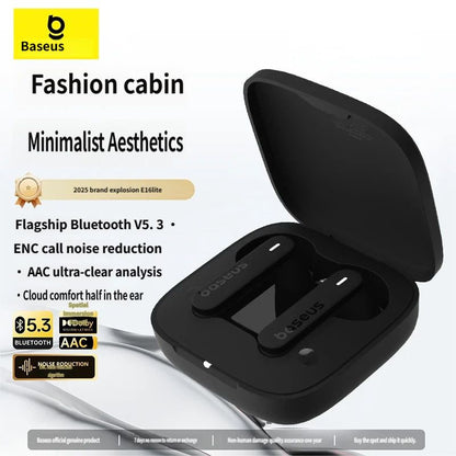 E16 Bluetooth headset-Black - Image 3