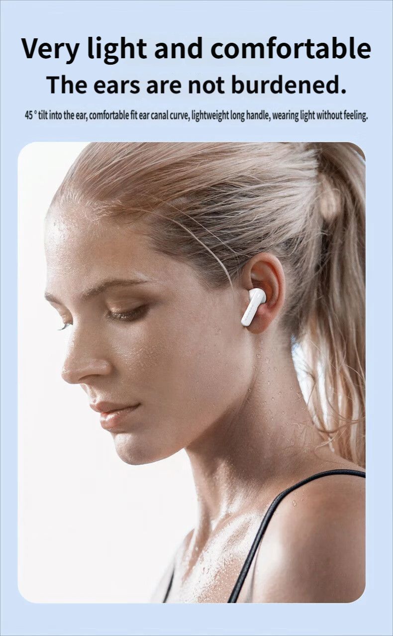 E16 Bluetooth headset-White - Image 7