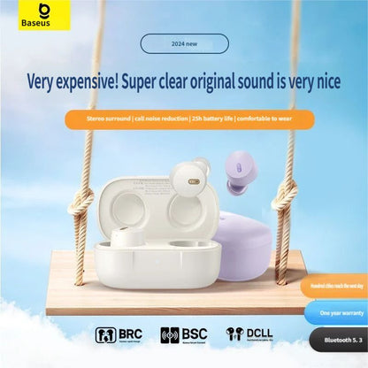 E18 Bluetooth headset-White