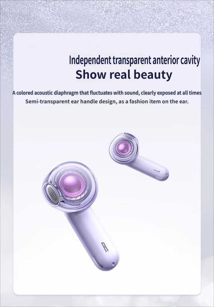 E5 Bluetooth headset-Pink - Image 5