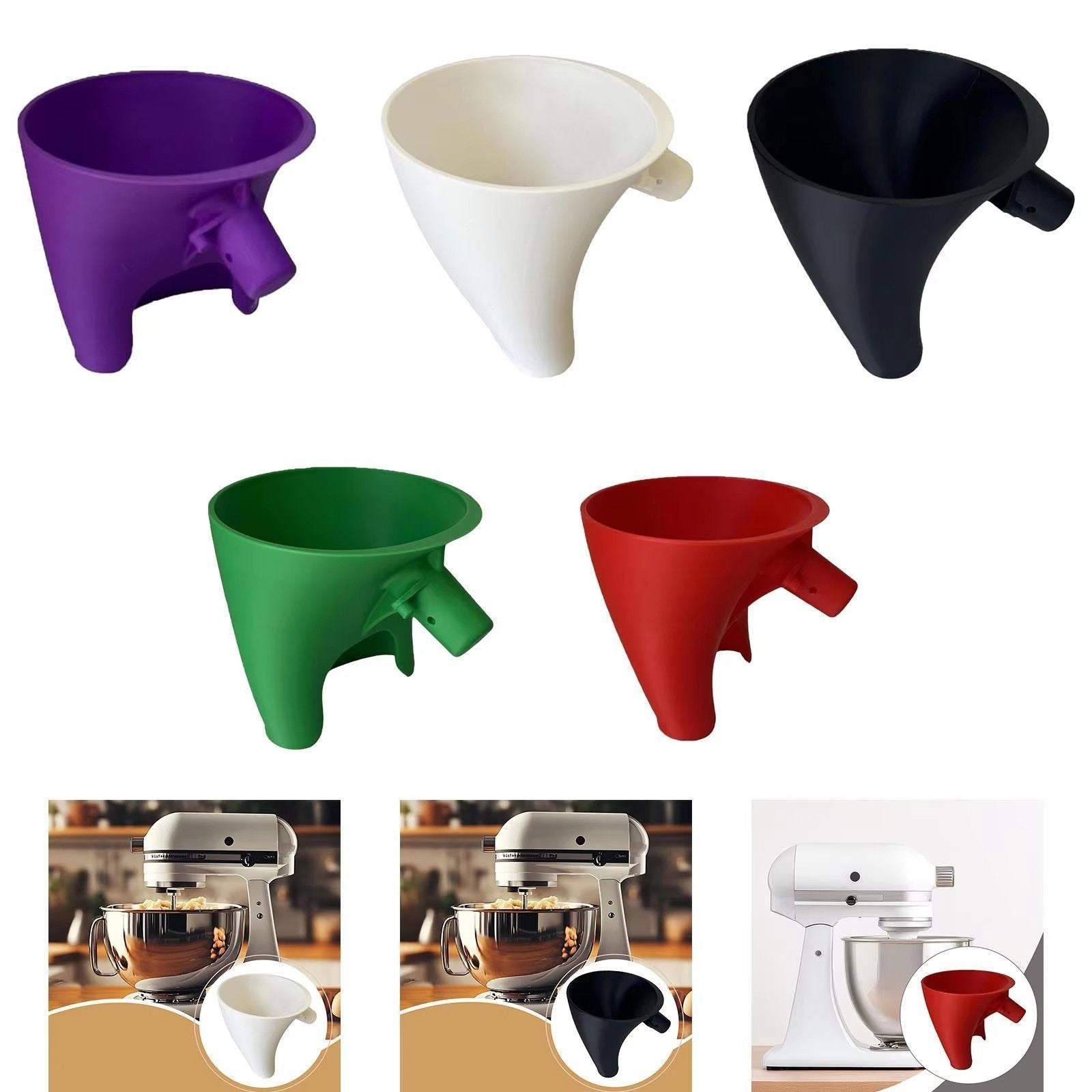 Flour Hopper Vertical Mixer-Red