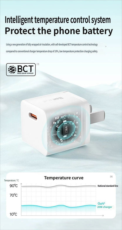 GaN5 Fast charging charger mini 1C 20W-Black - Image 8