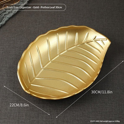 2317F-2401-Gold--PhilodendronLeaf24cm - Image 3