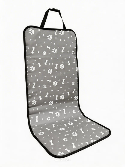PetGrayBonePrintCarMat