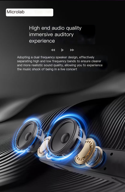 M-T11 Bluetooth wired speaker-Black - Image 6