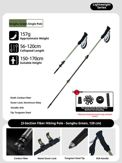 CarbonFiberTelescopicPole-ForHeightsUnder170cm