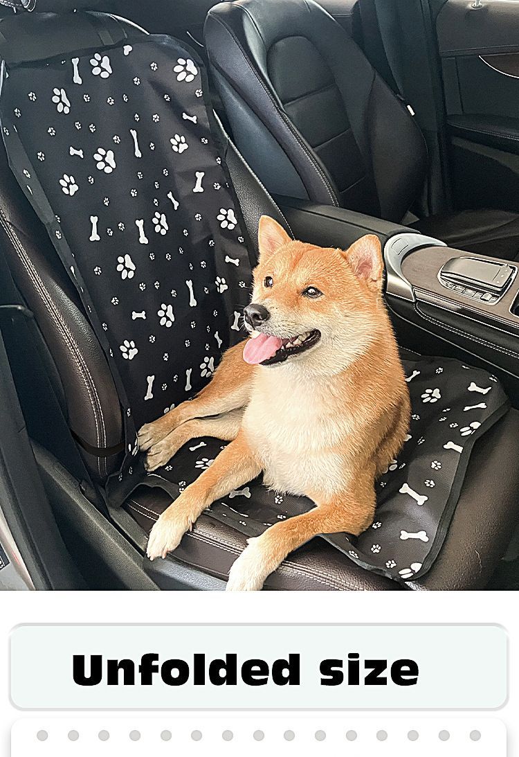 PetPinkBonePrint-CarMat - Image 2